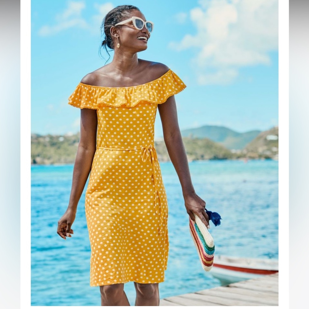 Boden Bethany dress. Women’s size 6. Color yellow